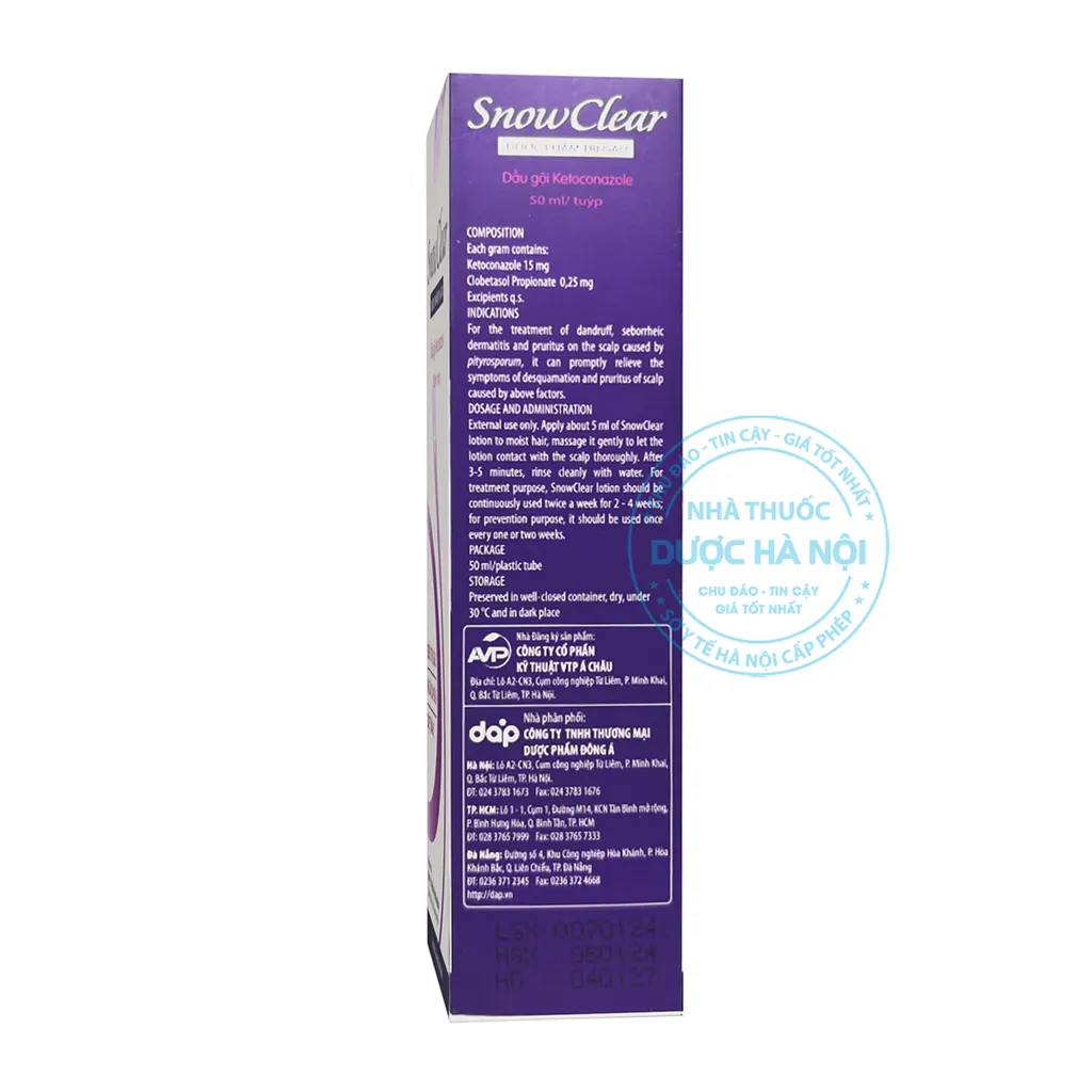 Dầu gội Snowclear