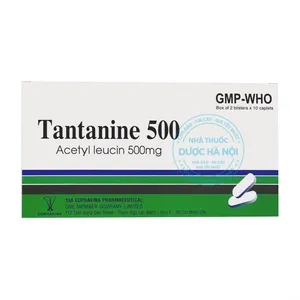 Thuốc Tantanine 500 tăng tuần hoàn máu não điều trị chứng chóng mặt
