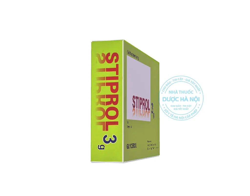 Thuốc thụt Stiprol 3g điều trị táo bón hiệu quả