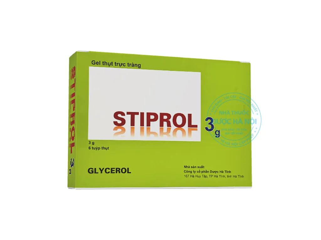 Thuốc thụt Stiprol 3g điều trị táo bón hiệu quả