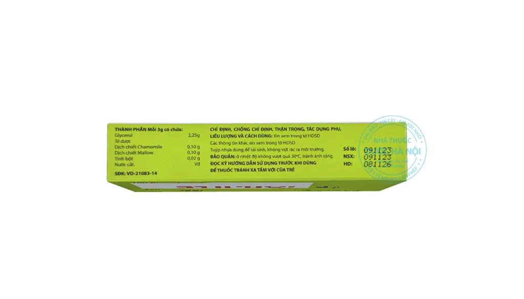 Thuốc thụt Stiprol 3g điều trị táo bón hiệu quả
