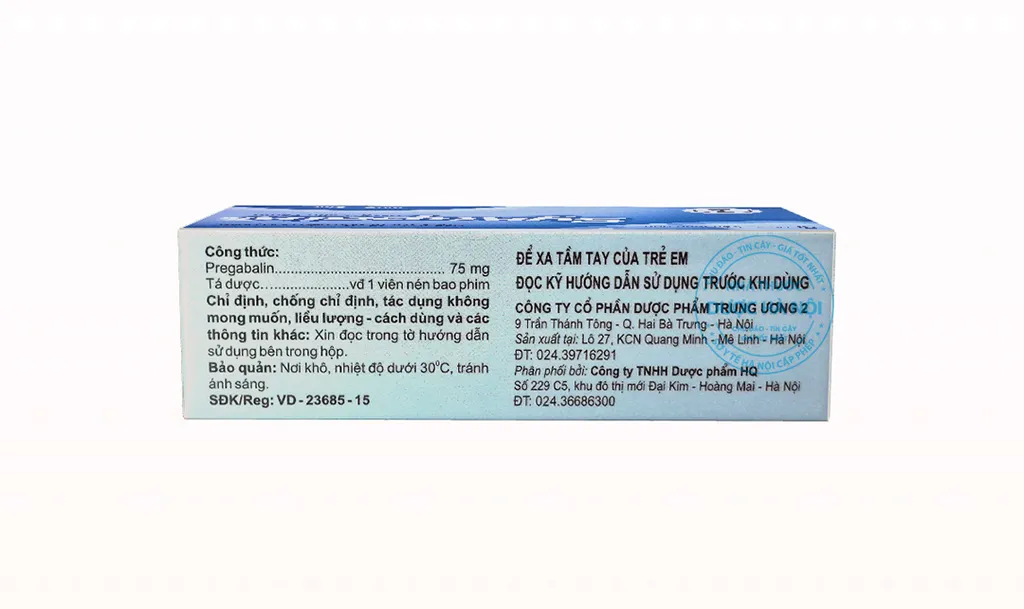 Thuốc Synapain 75mg