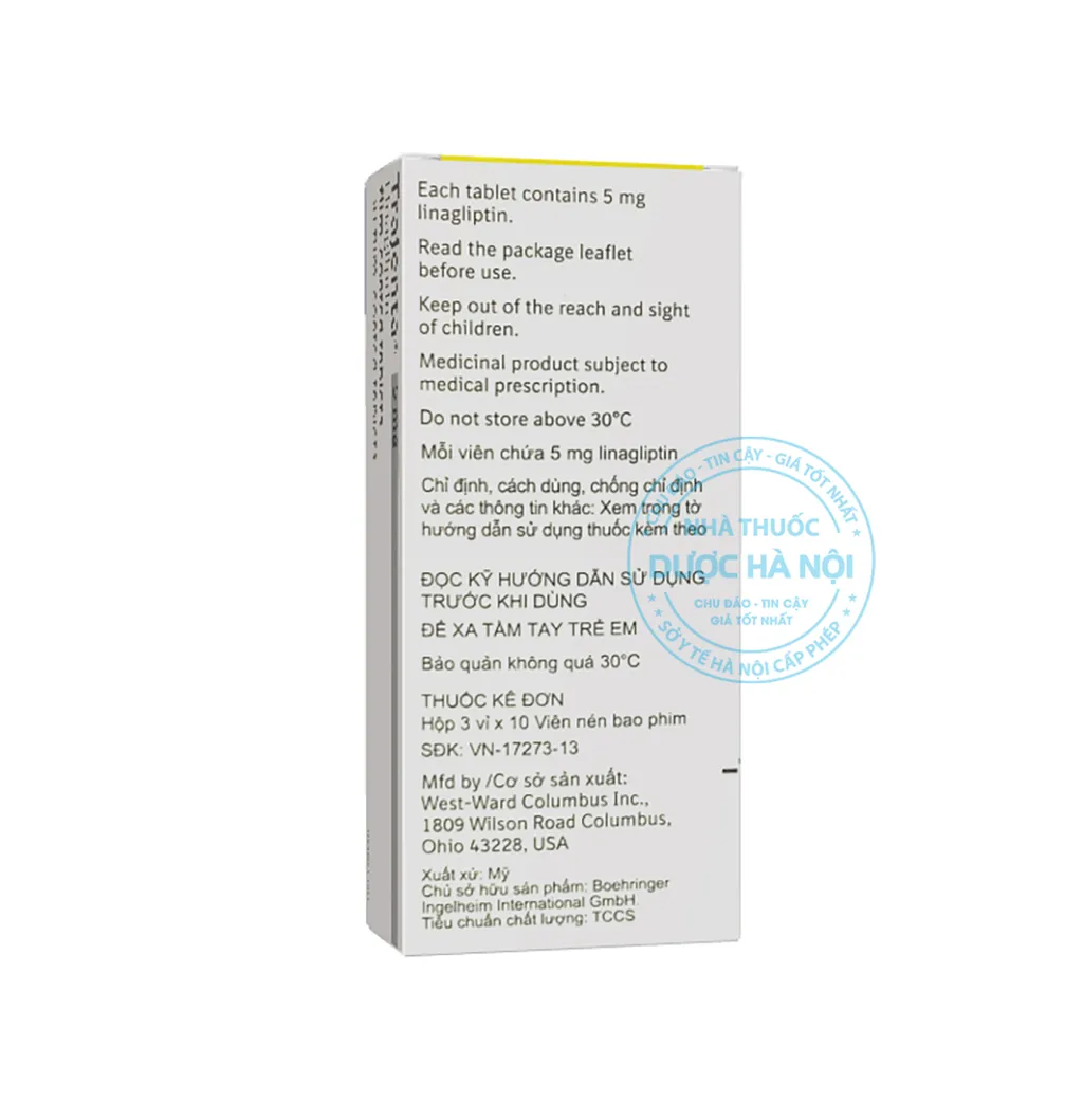 Thuốc Trajenta 5mg