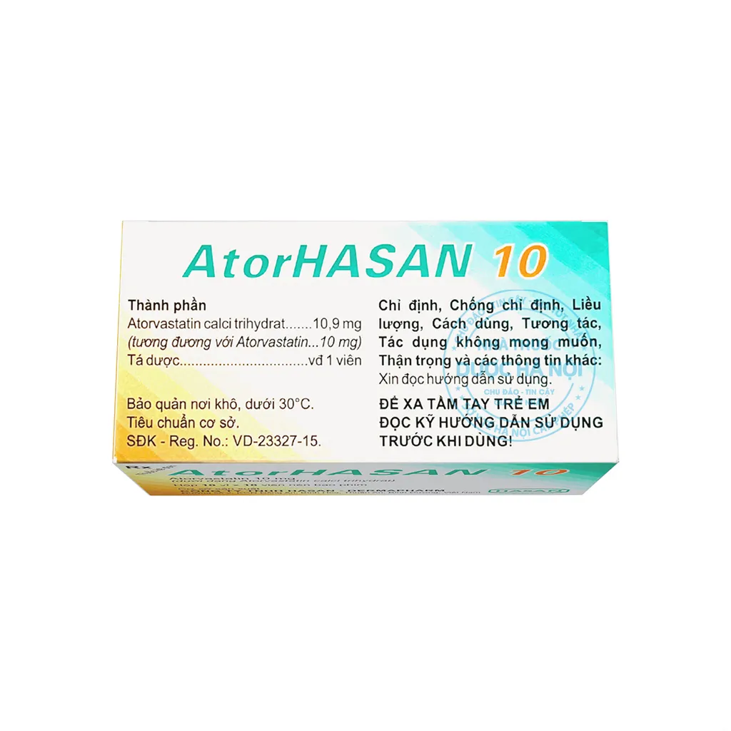Thuốc AtorHasan 10mg