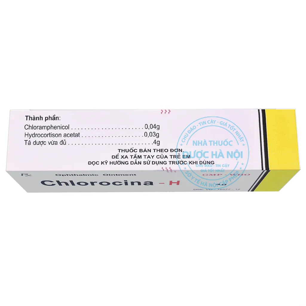 Thuốc mỡ tra mắt Chlorocina-H
