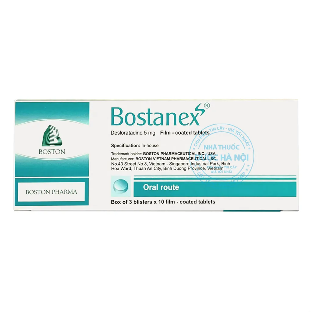 Thuốc Bostanex 5mg
