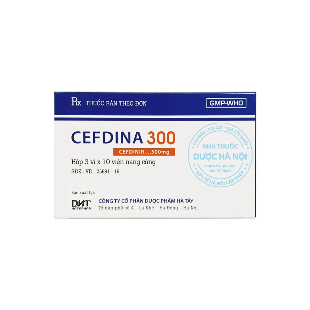Thuốc Cefdina 300mg