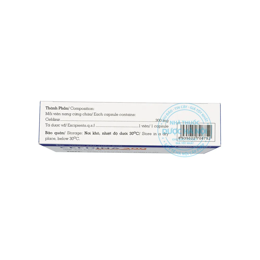 Thuốc Cefdina 300mg