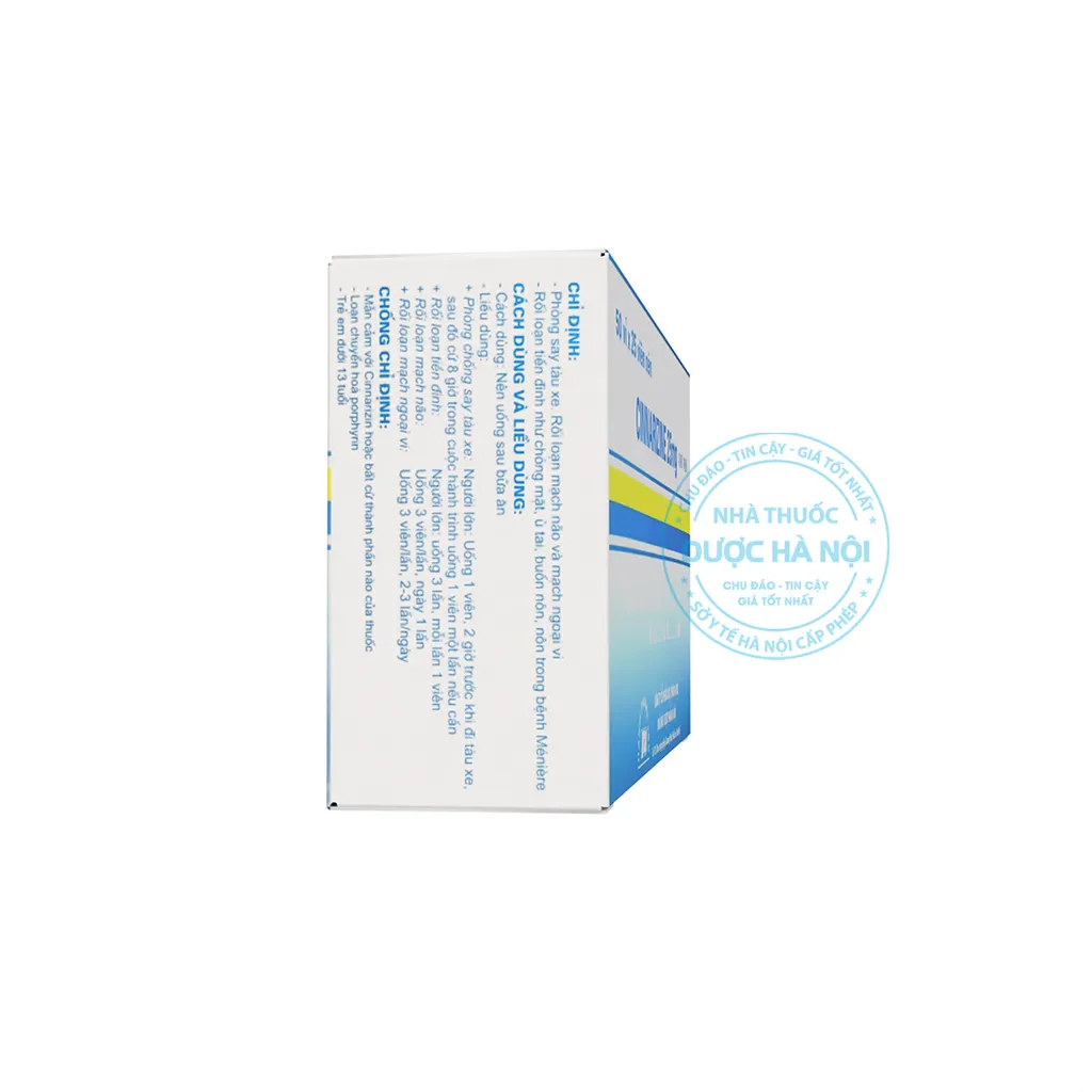 Thuốc Cinnarizine 25mg