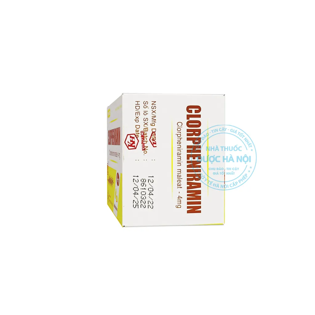 Thuốc Clorpheniramin 4mg