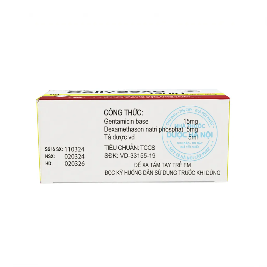 Thuốc nhỏ mắt Collydexa
