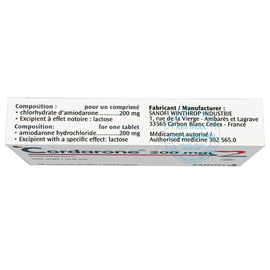 Thuốc Cordarone 200mg