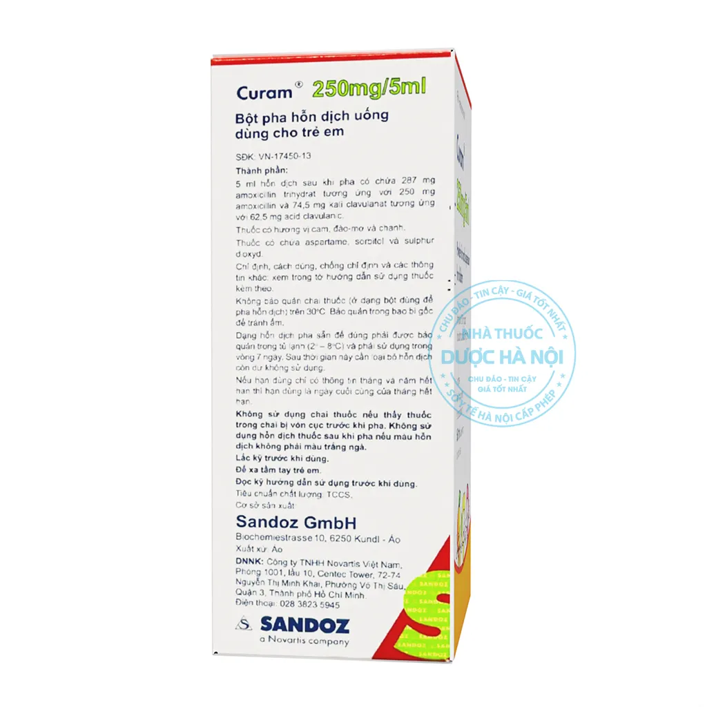 Siro Curam 250mg/5ml