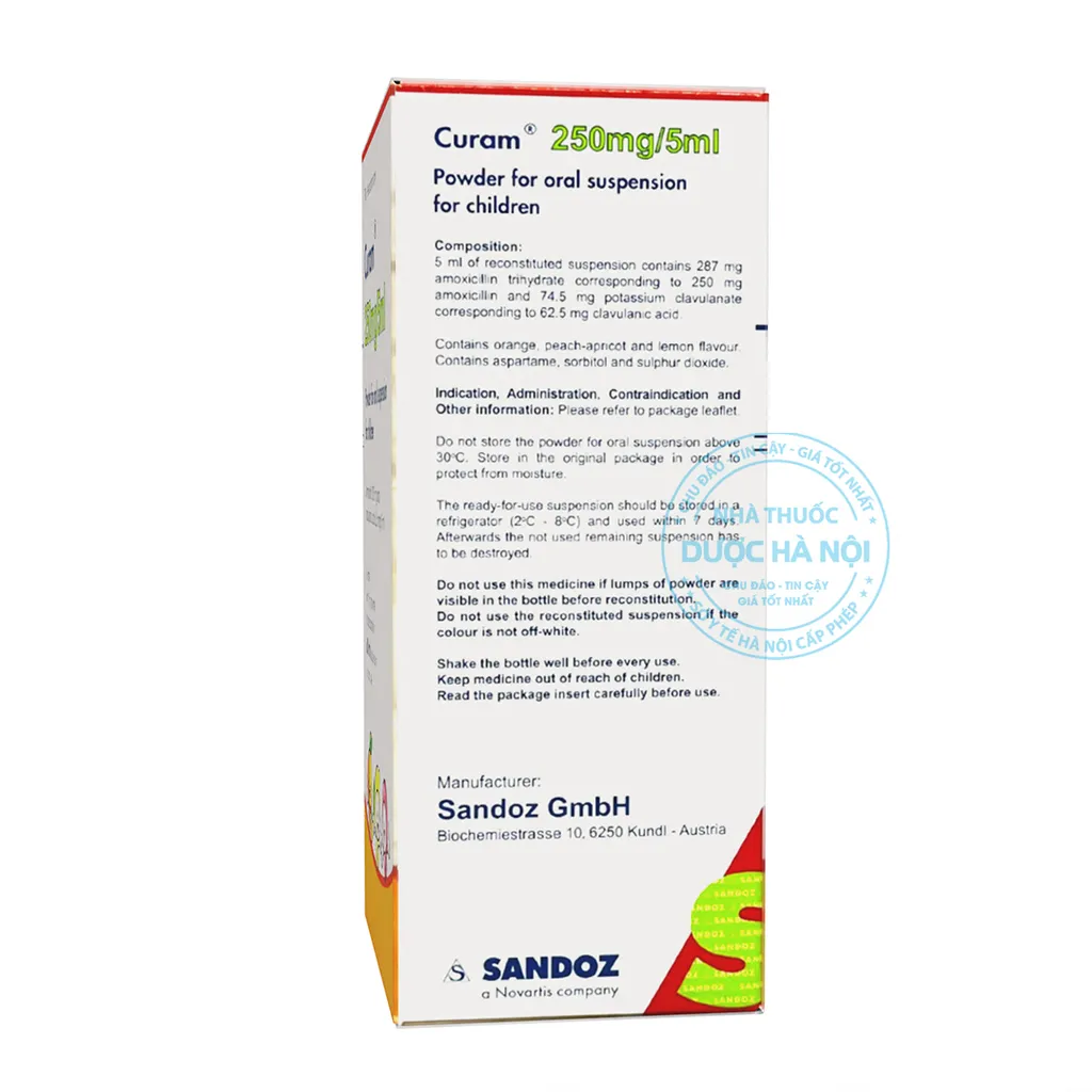 Siro Curam 250mg/5ml