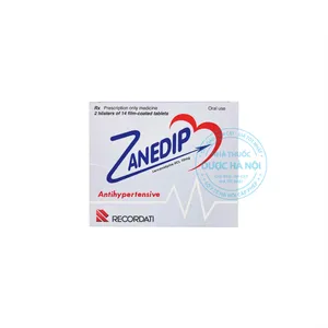 Thuốc Zanedip 10mg điều trị tăng huyết áp vô căn