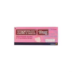 Thuốc Zestril 10mg điều trị bệnh tăng huyết áp và suy tim
