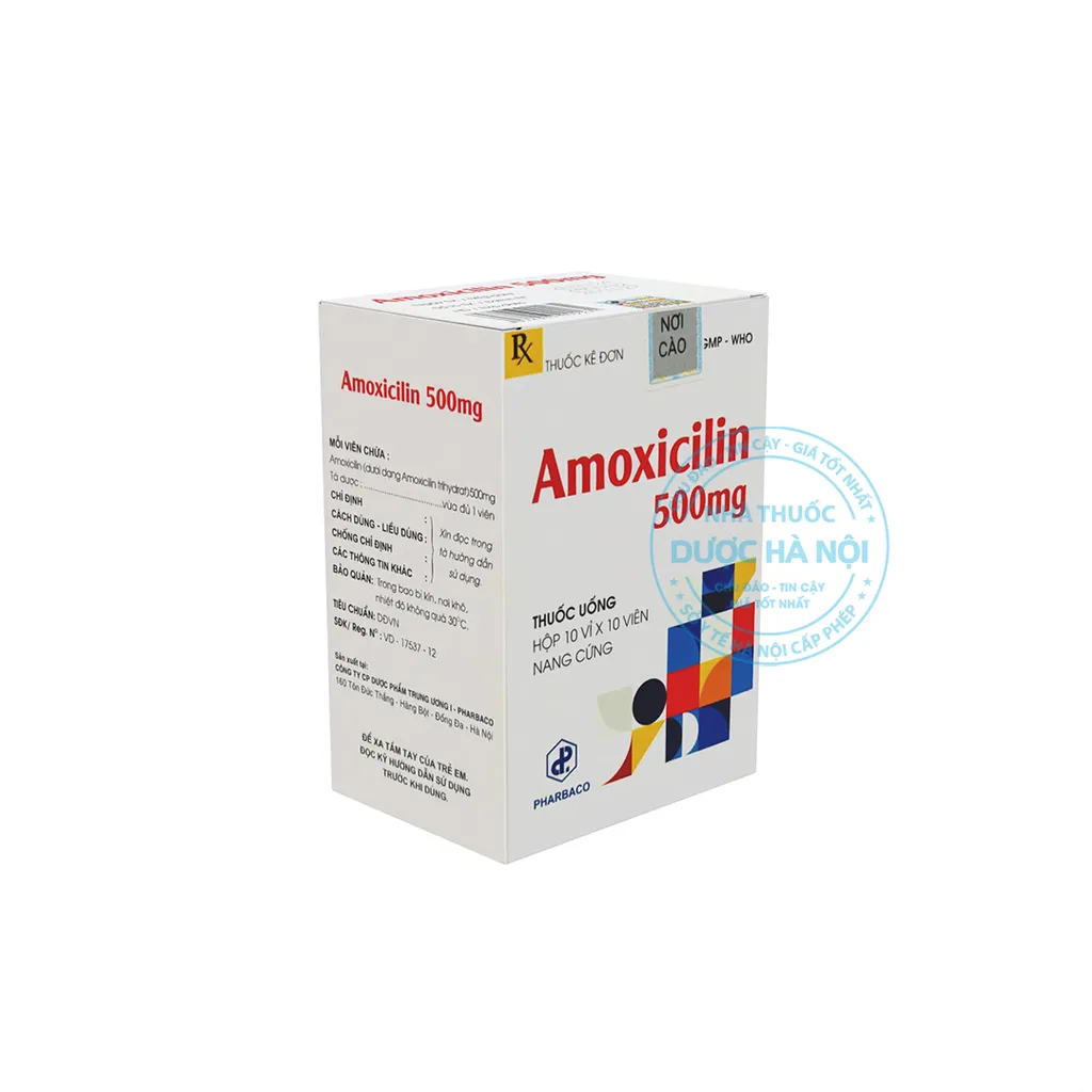 Thuốc Amoxicilin 500mg TW1