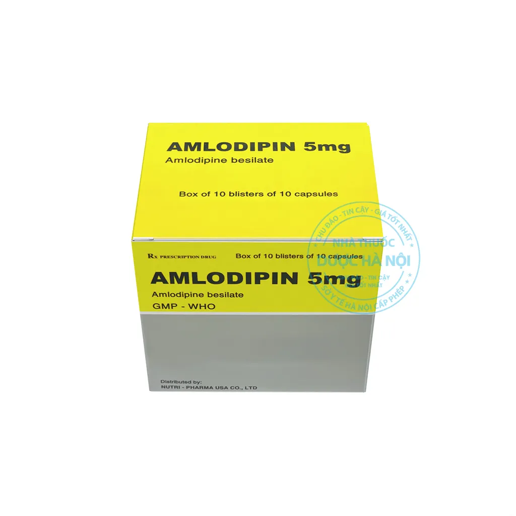 Thuốc Amlodipin 5mg Vidipha