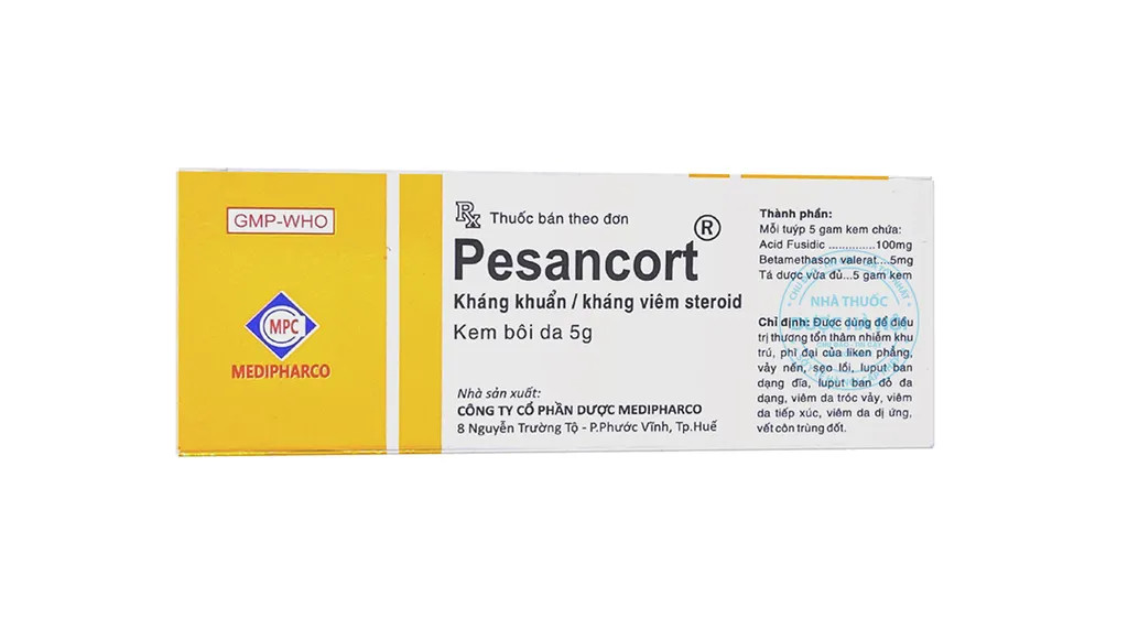 Kem bôi da Pesancort
