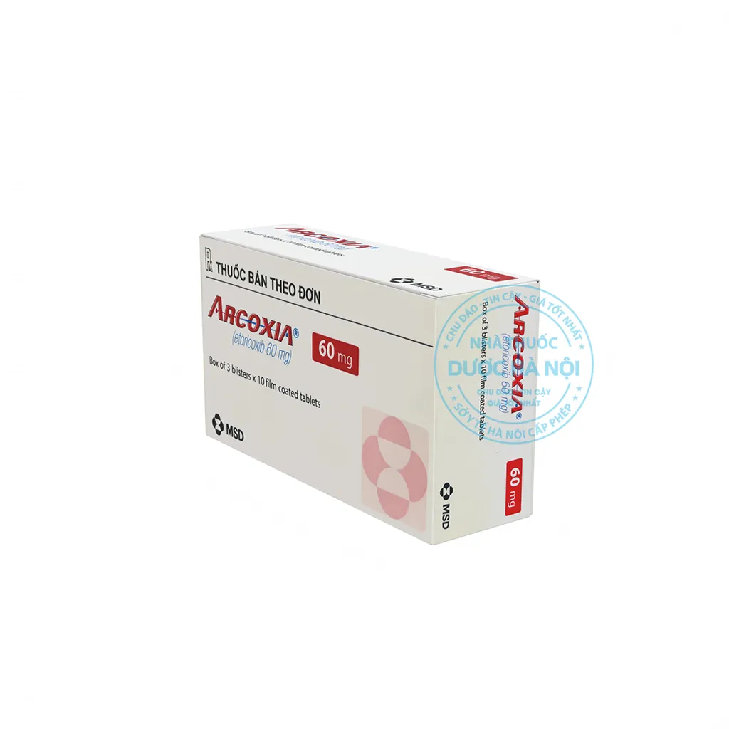 Thuốc Arcoxia 60mg (1 Hộp x 30 Viên)