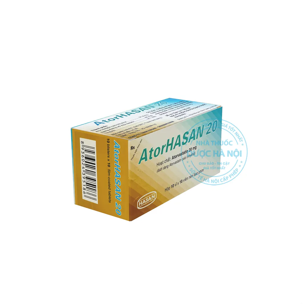 Thuốc AtorHasan 20mg