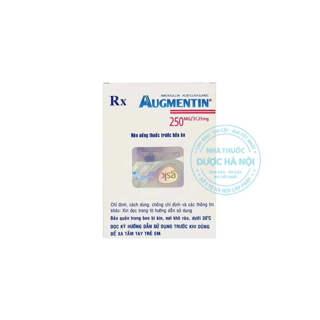 Thuốc kháng sinh Augmentin 250mg