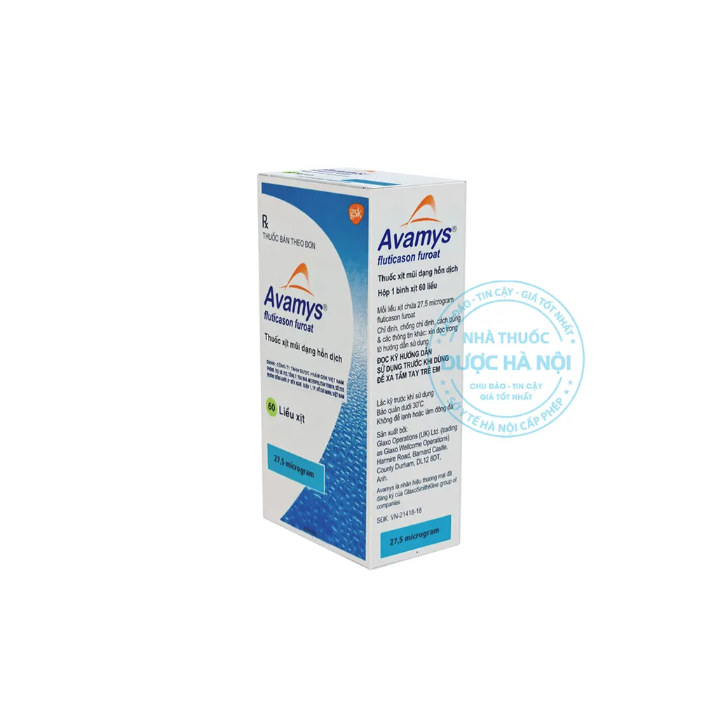 Thuốc Avamys 27.5mcg 60 liều