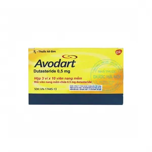 Thuốc Avodart 0.5mg GSK điều trị và phòng ngừa sự tiến triển bệnh tuyến tiền liệt