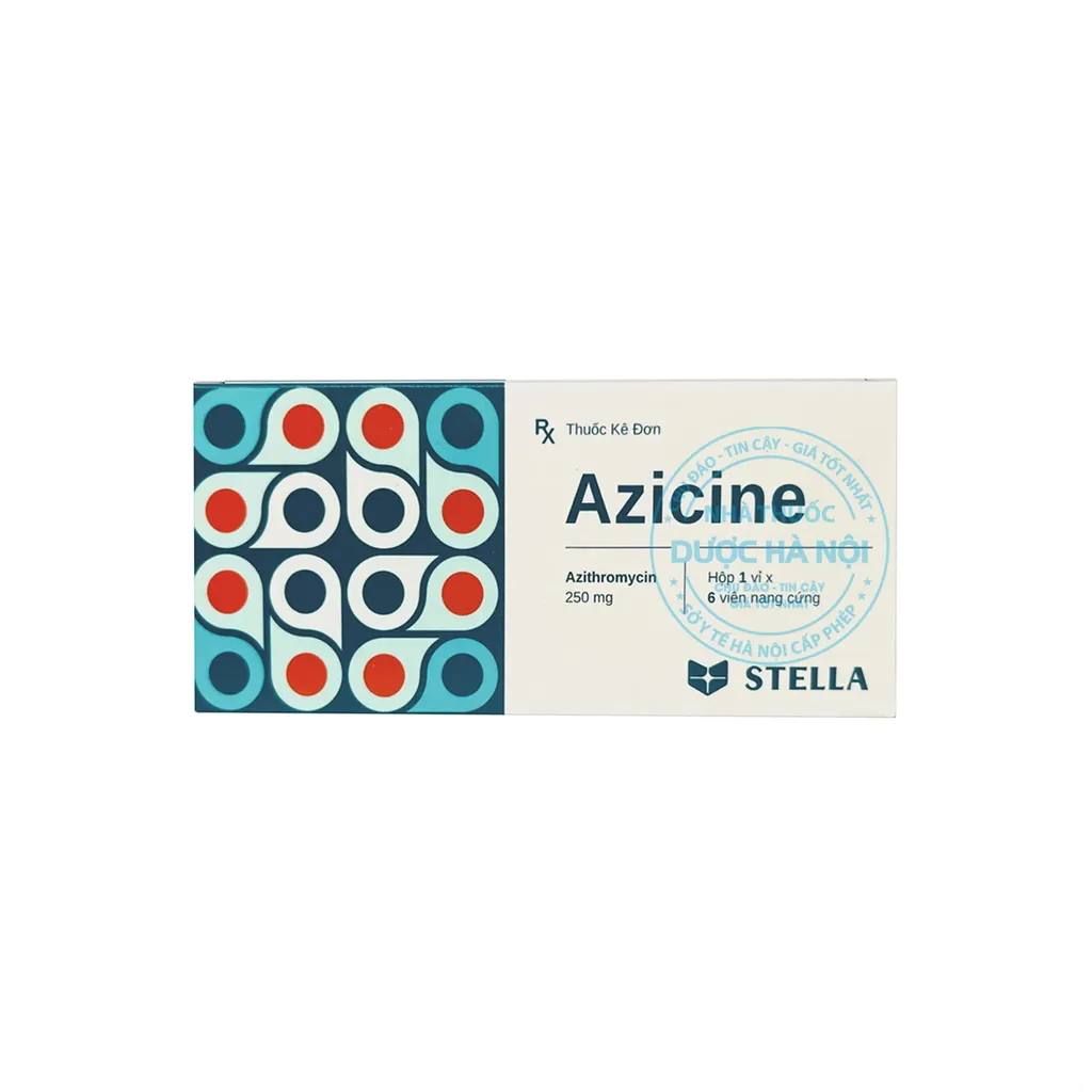Thuốc Azicine 250mg Stella
