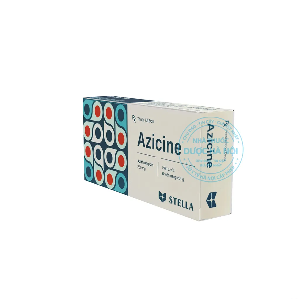 Thuốc Azicine 250mg Stella