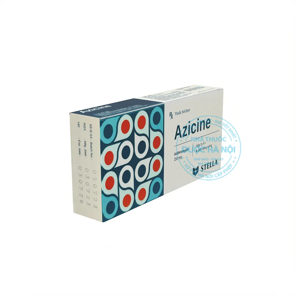 Thuốc Azicine 250mg Stella