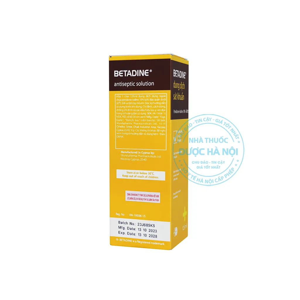 Dung dịch sát khuẩn Betadine