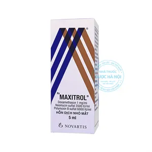 Thuốc nhỏ mắt Maxitrol viêm nhiễm và tổn thương ở mắt