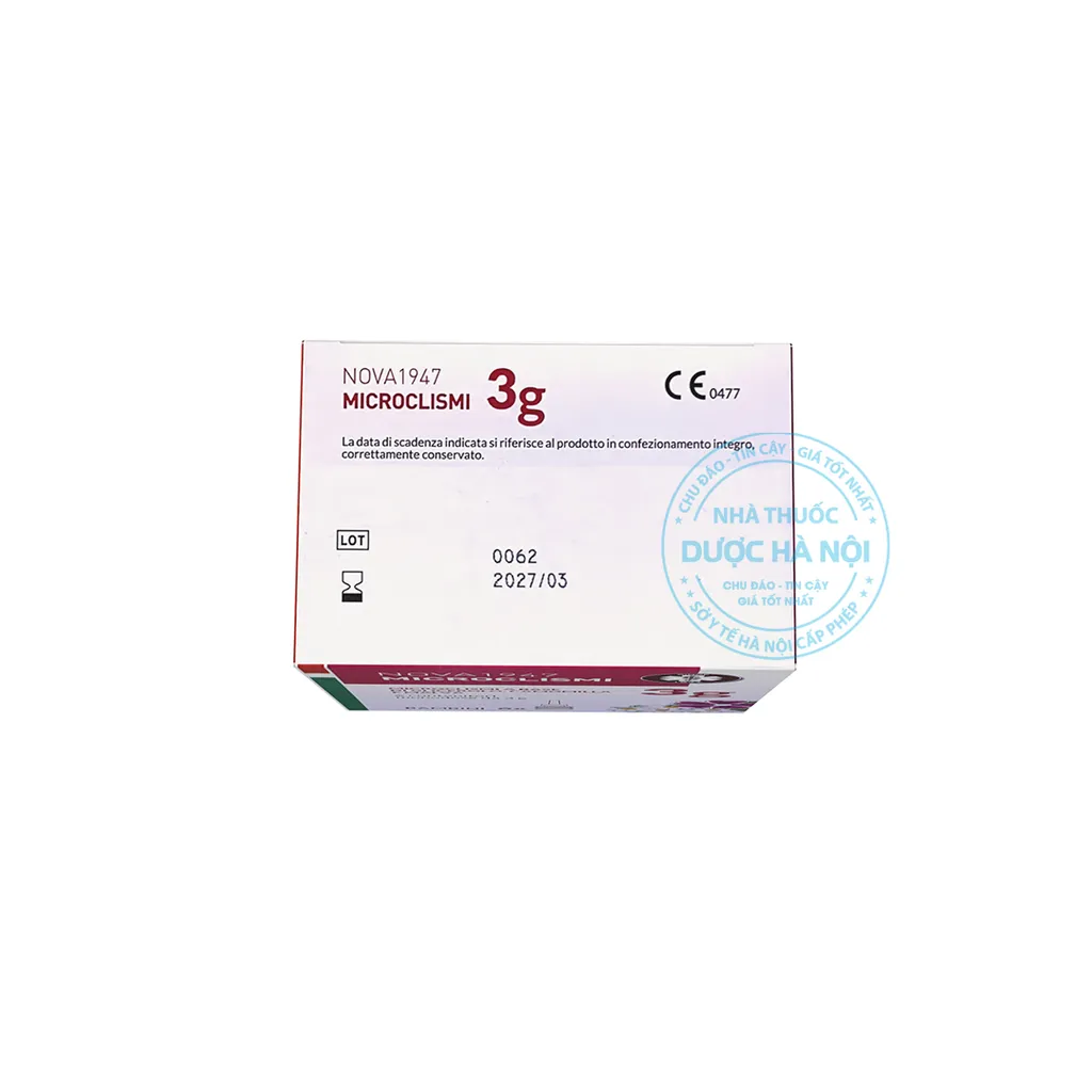 Thụt hậu môn Nova 1947 Microclismi 3g