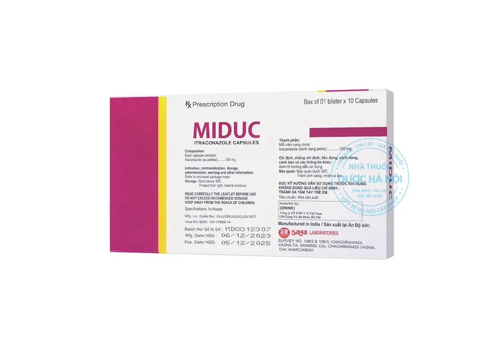 Thuốc Miduc 100mg