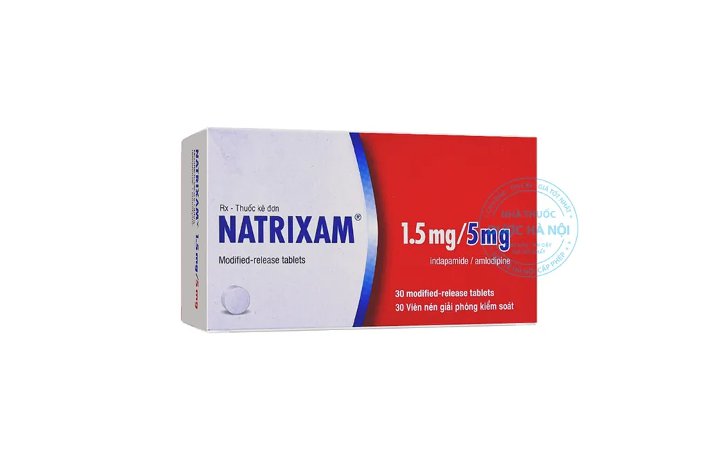Thuốc Natrixam 1.5mg/5mg