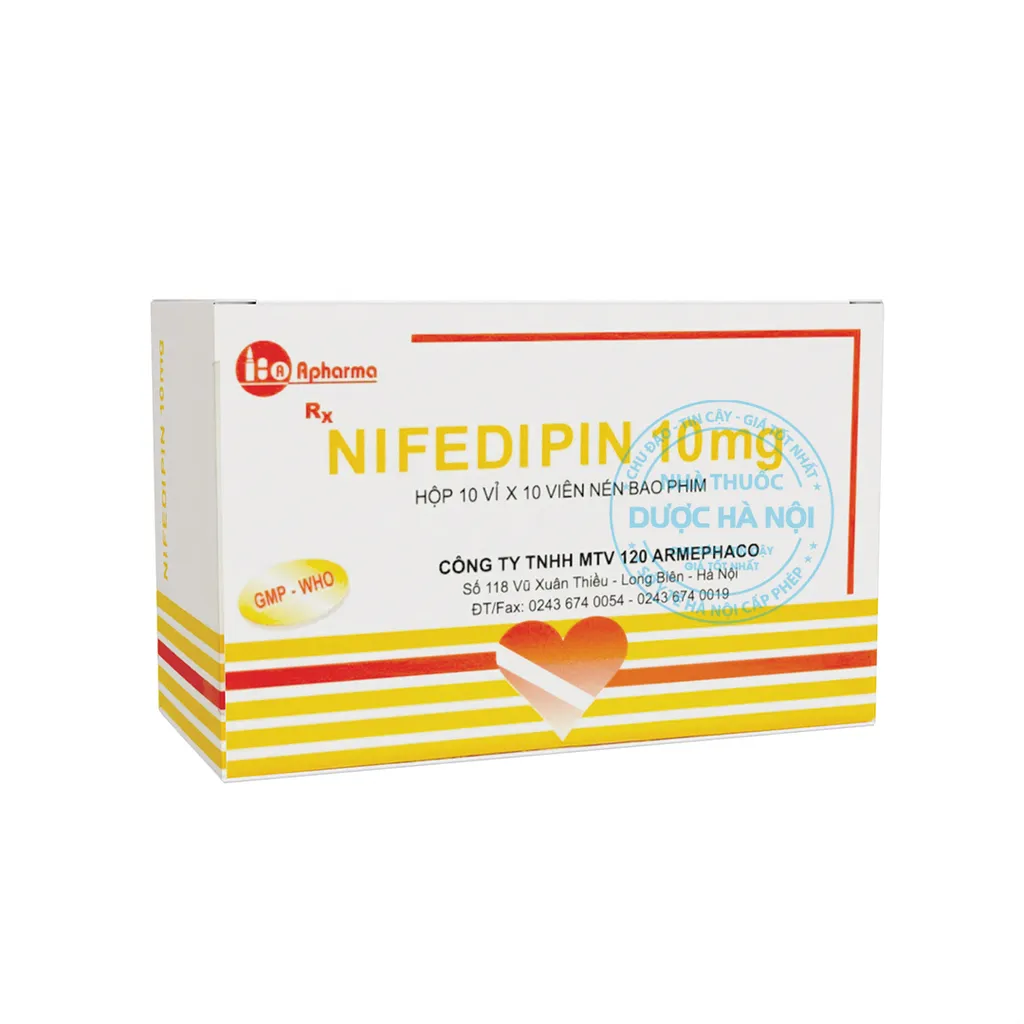 Thuốc Nifedipin 10mg