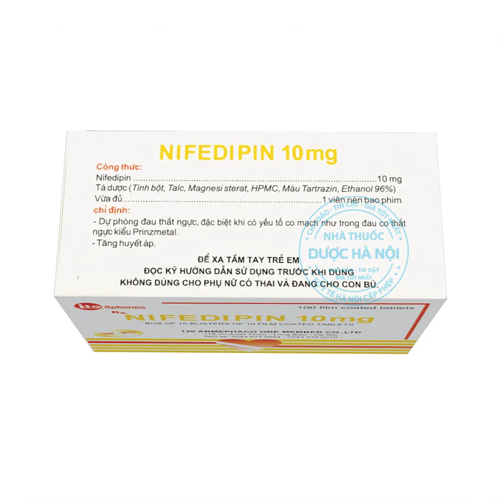 Thuốc Nifedipin 10mg