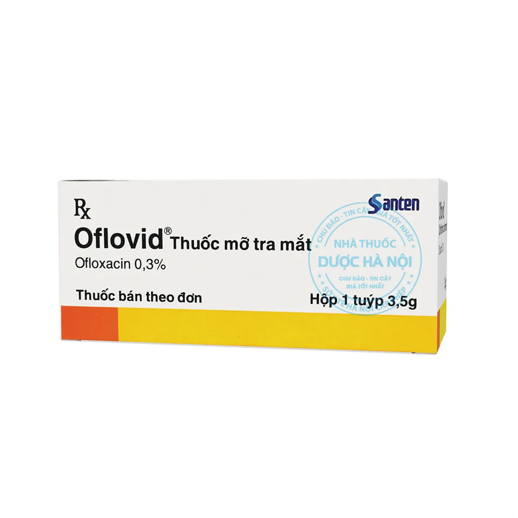 Thuốc mỡ Oflovid Ophthalmic Ointment Santen