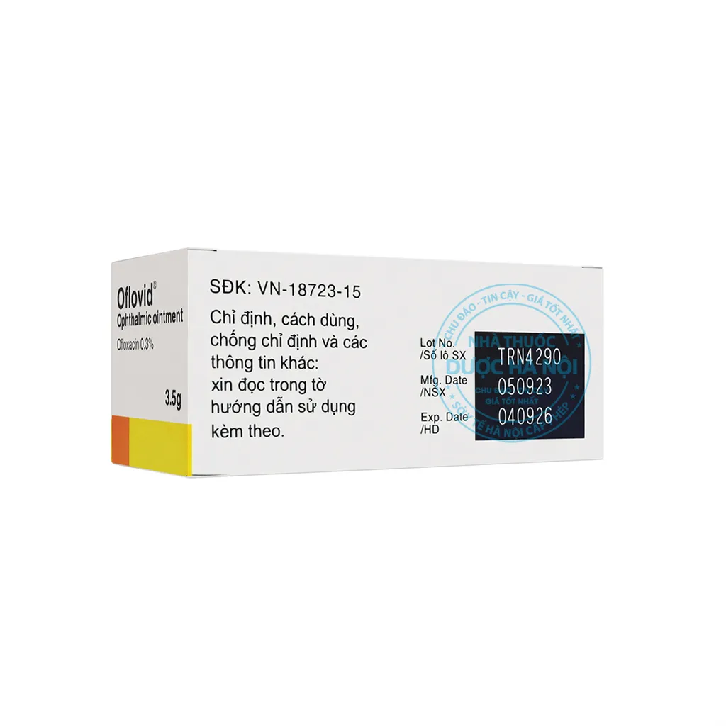 Thuốc mỡ Oflovid Ophthalmic Ointment Santen
