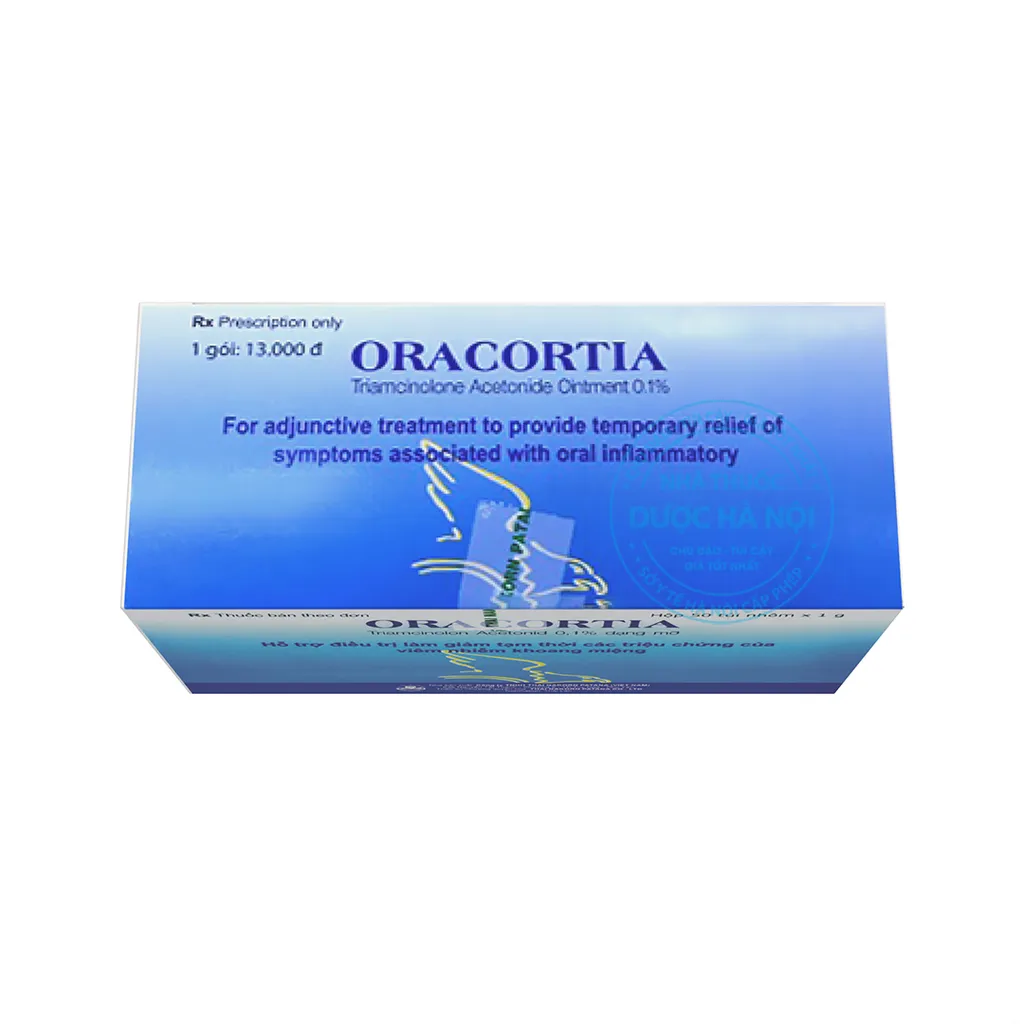 Thuốc mỡ Oracortia 0.1%
