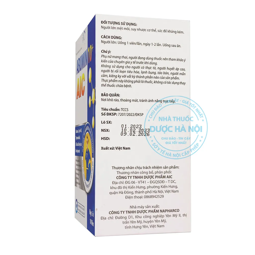 Viên uống Abumin AIC