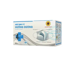 Khẩu trang y tế 4D Hướng Dương giúp bảo vệ sức khỏe