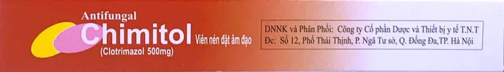 Viên nén đặt âm đạo Chimitol