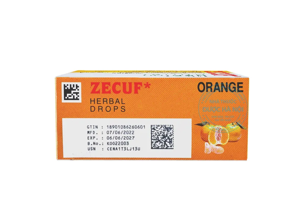 Viên ngậm Zecuf Herbal Drops