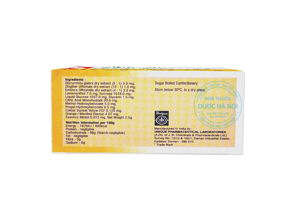 Viên ngậm Zecuf Herbal Drops