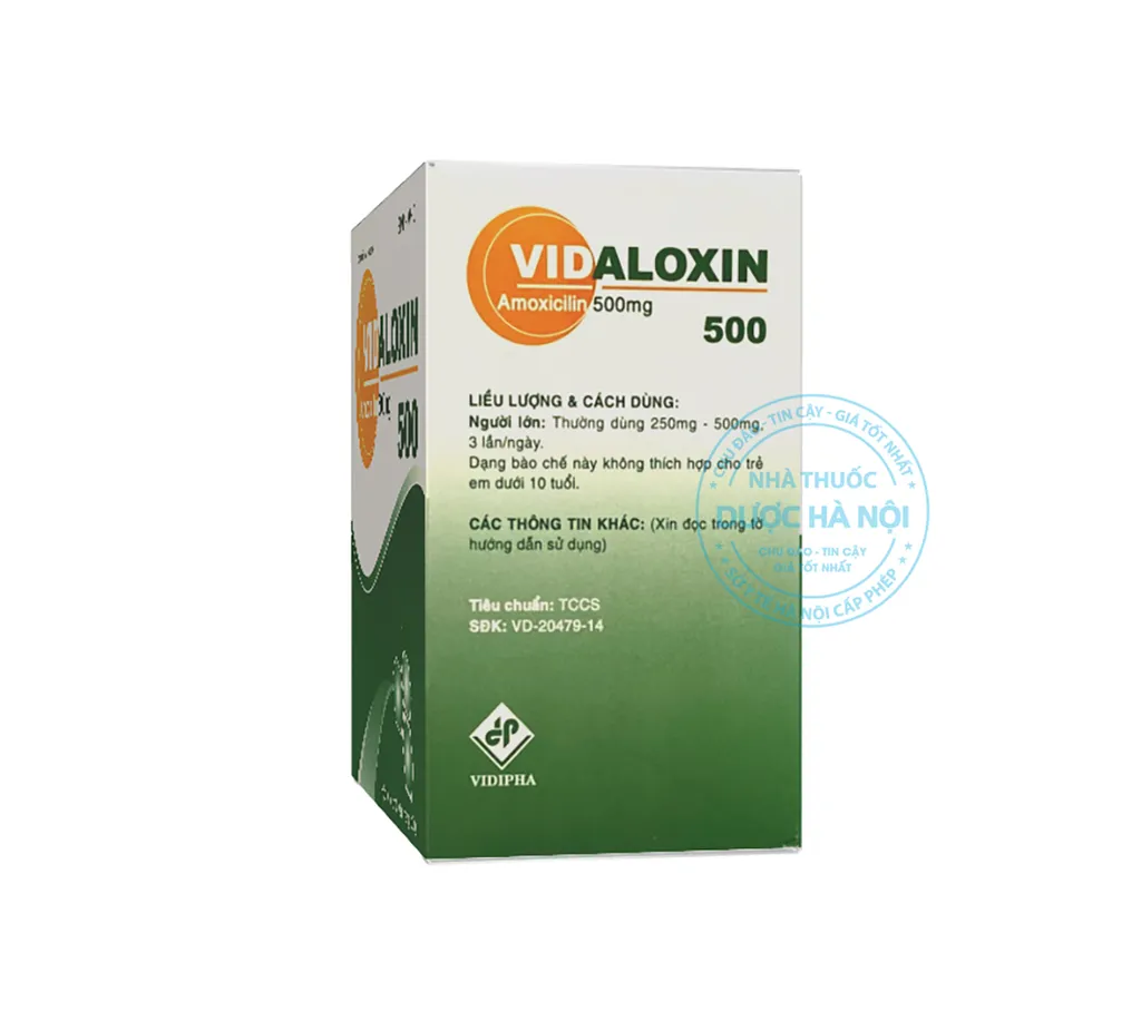 Thuốc Amoxicillin vidipha 500mg