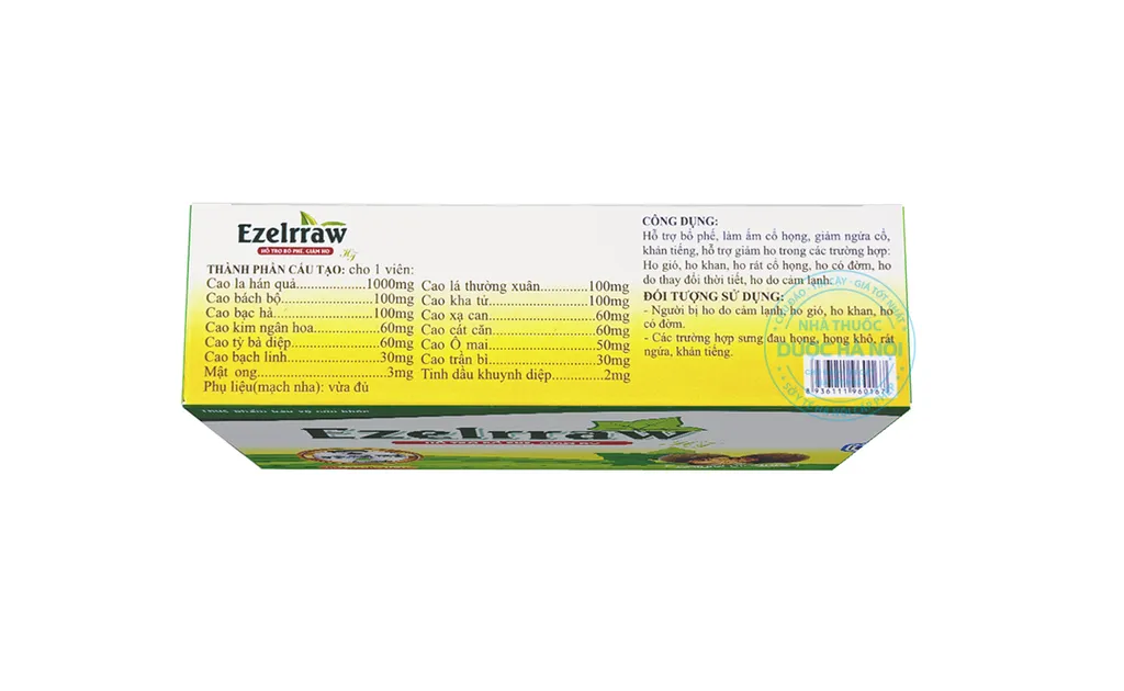 Viên ngậm Ezelrraw HT Santex