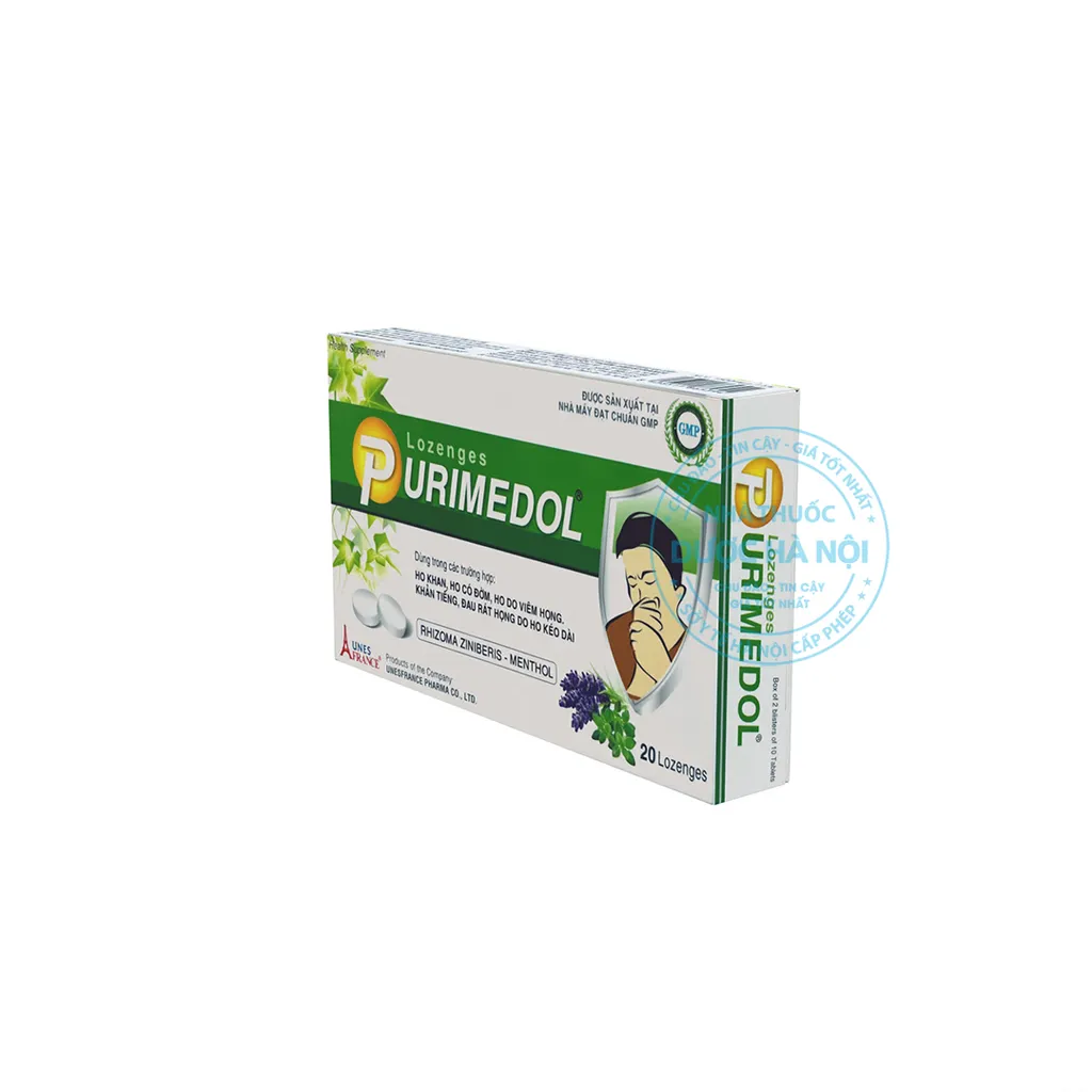 Viên ngậm Purimedol