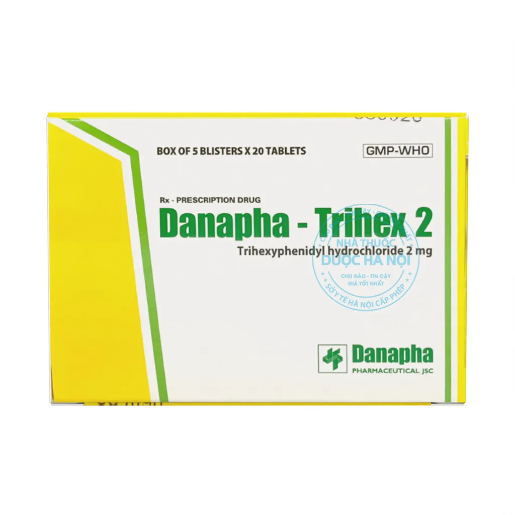 Thuốc Danapha Trihex 2mg